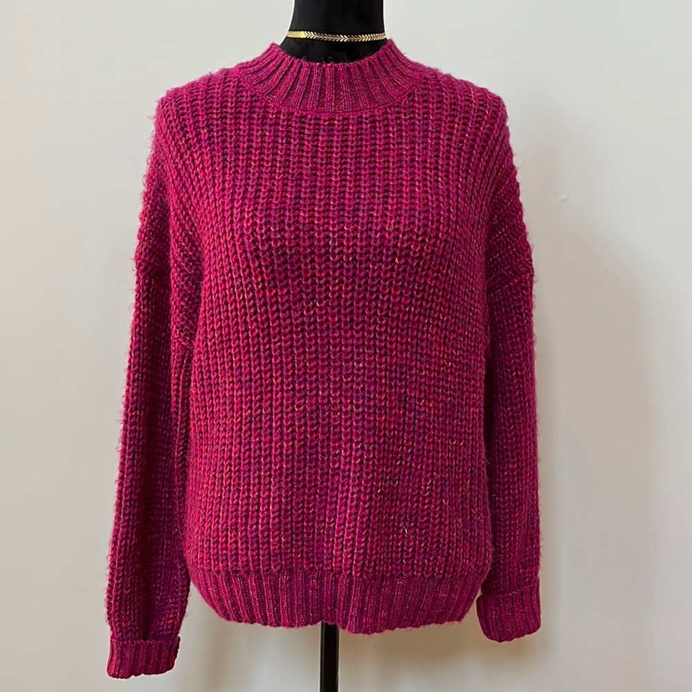 Band of Gypsies Fuchsia Sweater